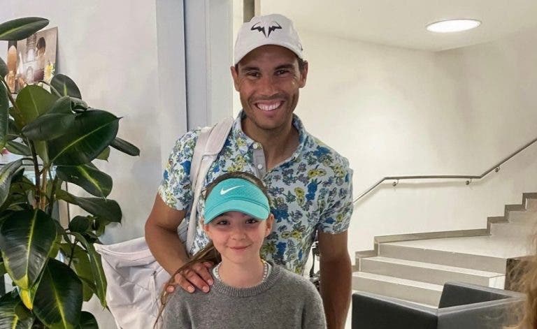 Nadal encontrou a filha… do primeiro homem a derrotá-lo em Roland Garros