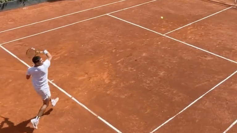 [VÍDEO] Alcaraz sorridente em Barcelona com um treino digno de… final do Grand Slam