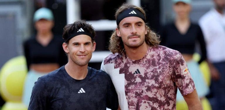[VÍDEO] Tsitsipas deixou mensagem bonita a Thiem após derrotá-lo em Madrid