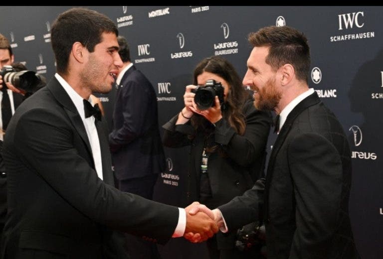 [VÍDEO] Os nervos de Carlitos Alcaraz ao conhecer Lionel Messi