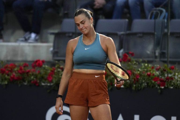 Aryna Sabalenka desabafa após derrota: «Estou exausta…»