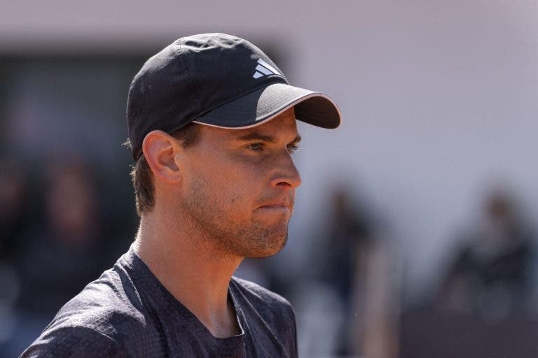 Thiem desolado com adeus a Roland Garros: «Fui do céu ao inferno do ténis»