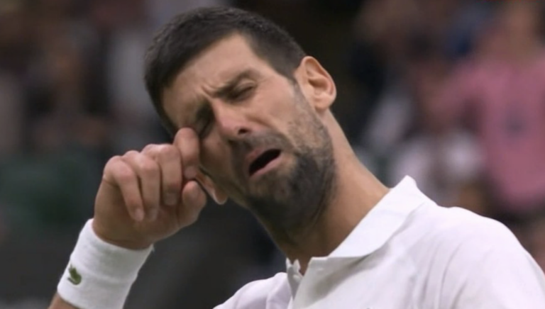[VÍDEO] O momento em que Djokovic faz o gesto de choro para o público em Wimbledon