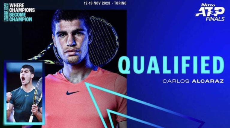 Alcaraz é o primeiro tenista oficialmente qualificado para as ATP Finals