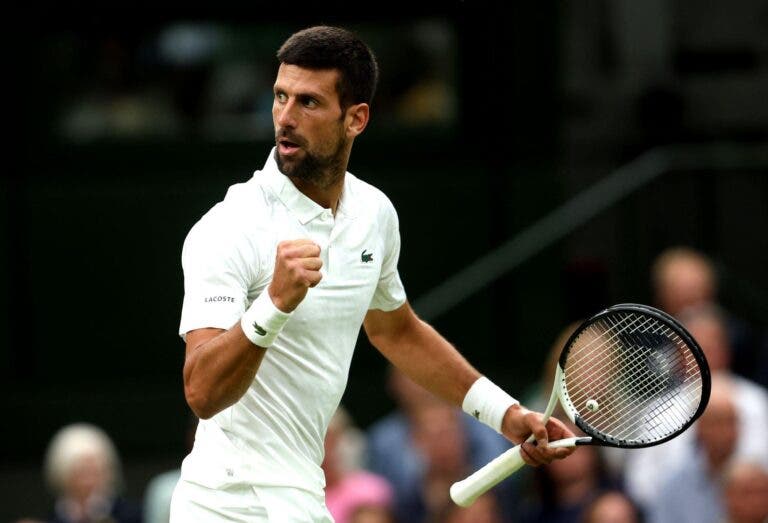 Djokovic derruba Sinner e apura-se para a final de Wimbledon pela nona vez