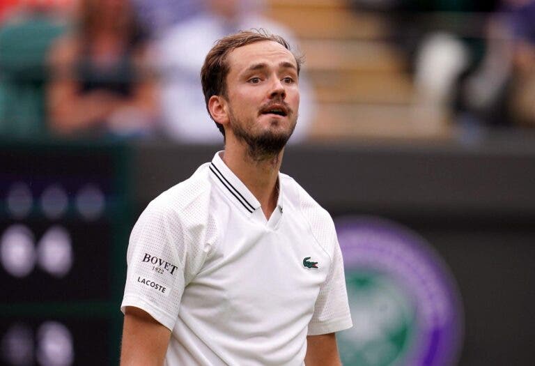 Medvedev já não pode ser número 1 depois de Wimbledon