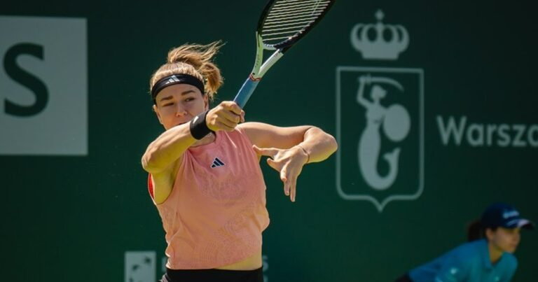 Muchova abre 5-1, tem quatro match points, mas perde para 174ª do mundo em Varsóvia