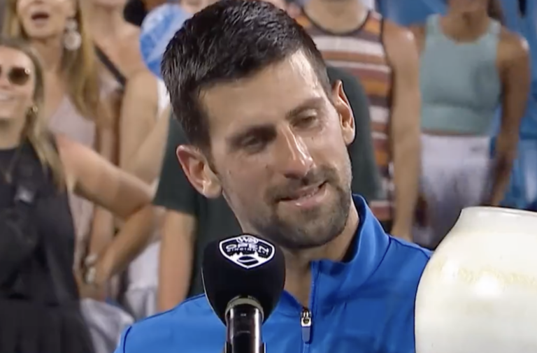 [VÍDEO] O momento em que Djokovic e Alcaraz ‘trouxeram’ Nadal para a conversa em Cincinnati