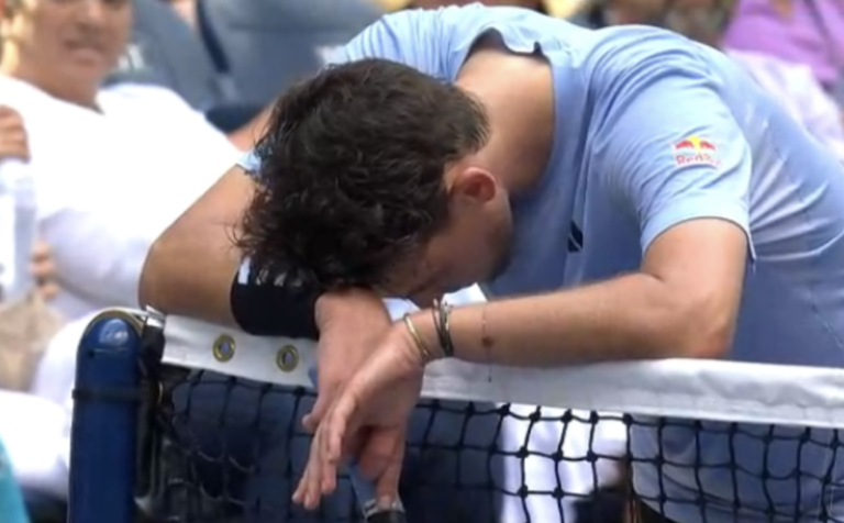 Thiem sente-se mal subitamente e desiste frente a Shelton no US Open