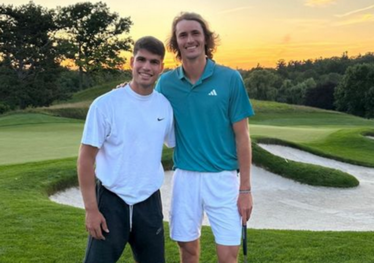 Zverev deixa “boas notícias” à concorrência por causa de Alcaraz… no golfe