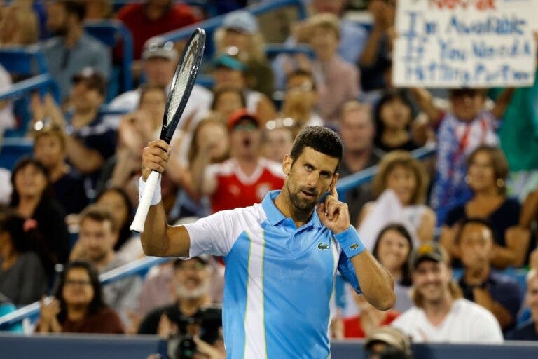 Djokovic alarga recorde histórico com mais uma final Masters 1000 em Cincinnati