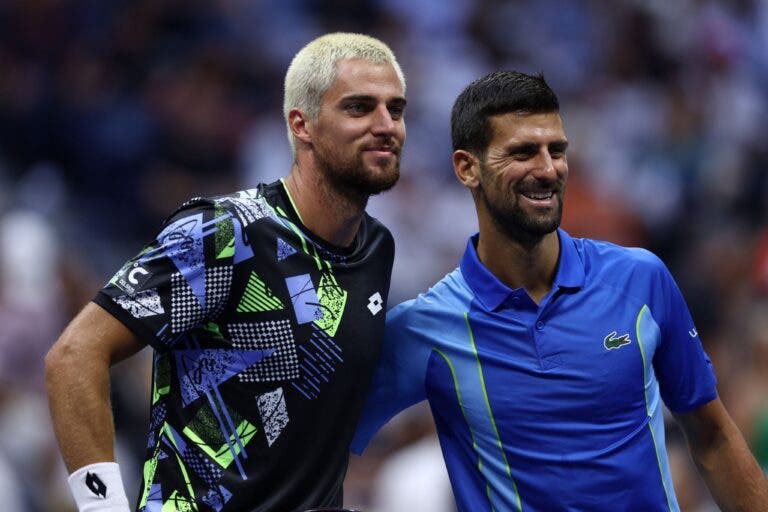 Gojo revela como se sentiu a defrontar Djokovic: «Não é divertido…»