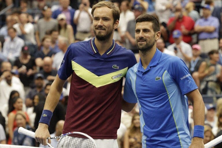 Djokovic e Medvedev batem recorde em conjunto na final do US Open