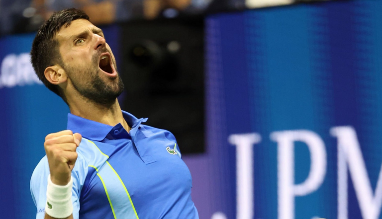 Djokovic sobrevive no US Open após virar duelo de 0-2 em sets pela 8.ª vez na vida