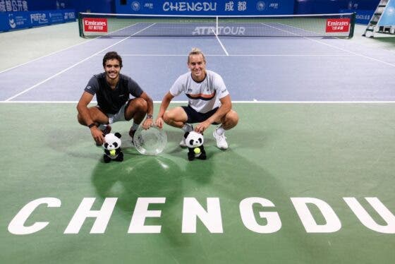 Cabral e Matos andaram perto do título mas acabam ‘vices’ em Chengdu