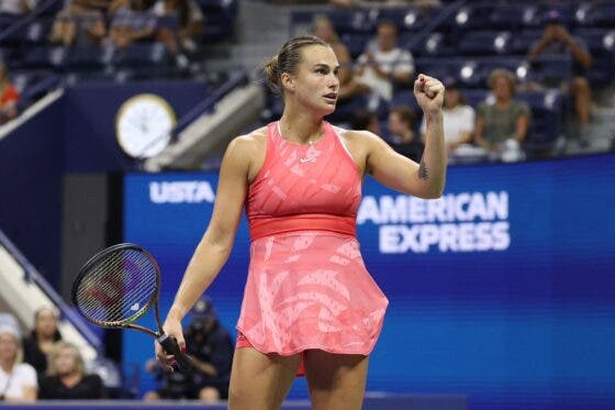 Sabalenka vira de 0-6, 3-5 e estreia-se na final do US Open