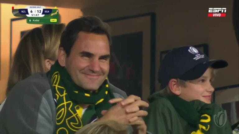 Federer e Djokovic vibram na final do Mundial de râguebi em Paris