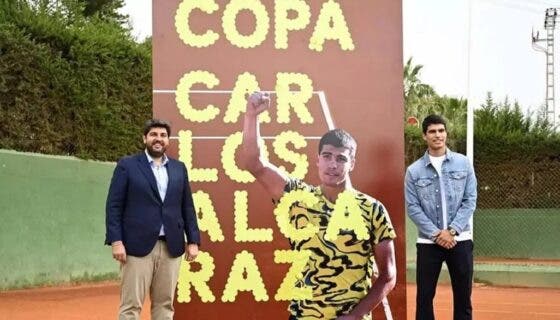 Alcaraz já tem rival para o encontro de exibição em Múrcia