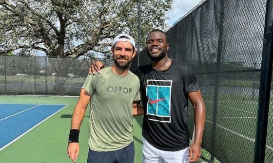 Gastão Elias treinou na Florida… com Frances Tiafoe