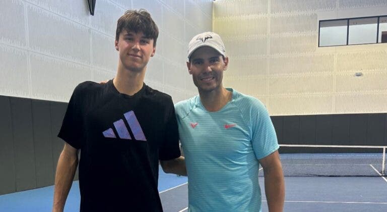 Nadal treinou com (outro) jovem talento francês no Kuwait