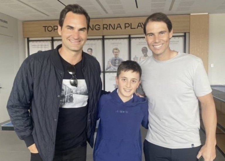 Olhem quem são eles! Federer matou saudades de Nadal em Maiorca