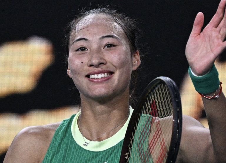 Zheng Qinwen vai ser top 10 depois do Australian Open