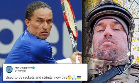 Dolgopolov, o tenista que se tornou soldado, pede mais ajuda para a Ucrânia