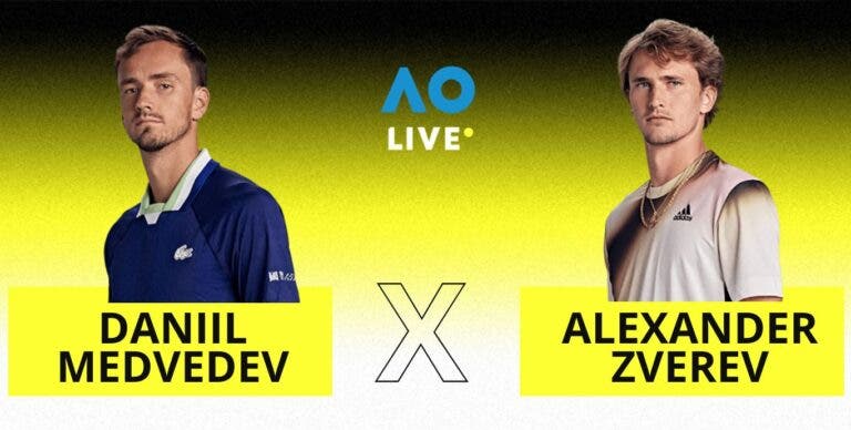 [AO VIVO] Acompanhe Medvedev x Zverev no Australian Open em tempo real
