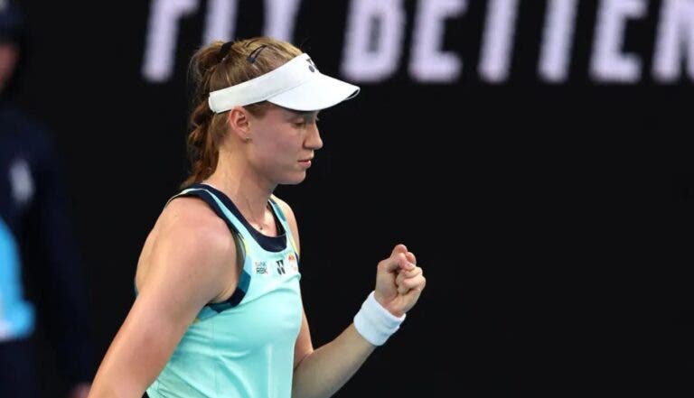 Rybakina apanha susto mas supera teste com Pliskova para abrir Australian Open