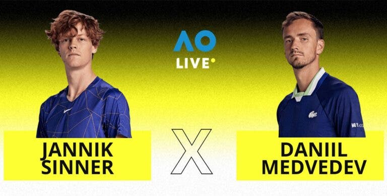 [AO VIVO] Acompanhe final Sinner x Medvedev no Australian Open em tempo real