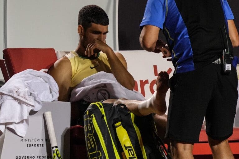 Alcaraz revela extensão da lesão sofrida no Rio Open e já tem um torneio na mira