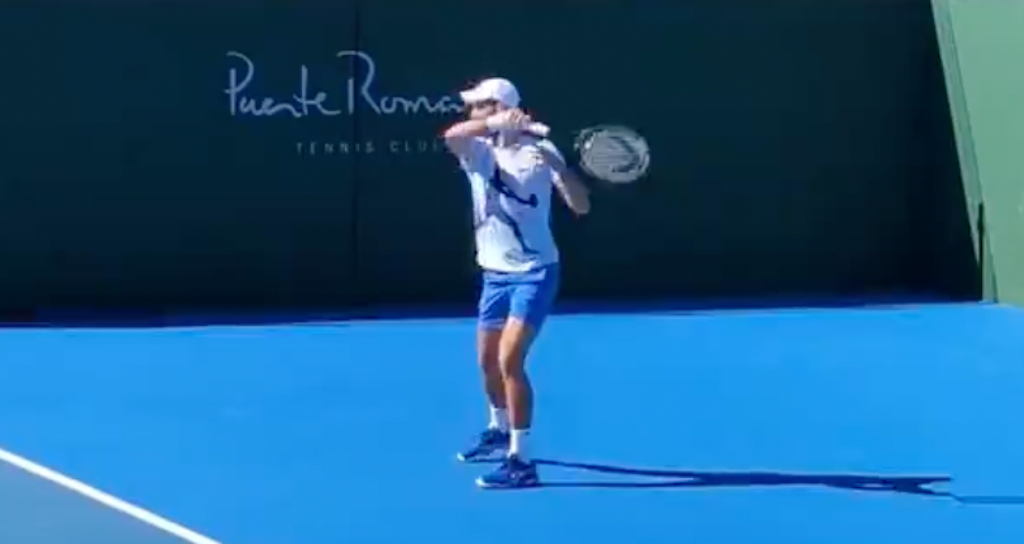 [VÍDEO] Djokovic já está de volta aos treinos a pensar em Indian Wells