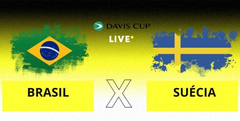[AO VIVO] Acompanhe Brasil x Suécia na Copa Davis em tempo real