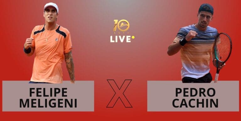 [AO VIVO] Acompanhe Felipe Meligeni x Cachin no Rio Open em tempo real