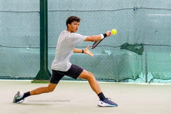 Gonçalo da Rosa Castro na final do Setúbal Junior Open