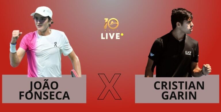 [AO VIVO] Acompanhe João Fonseca x Garin no Rio Open em tempo real
