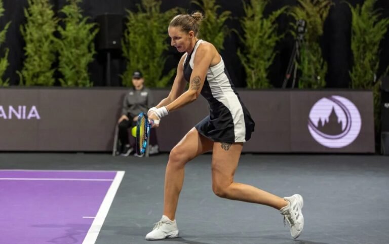 Pliskova vence com autoridade em Cluj e volta à uma quarta de final após dez meses