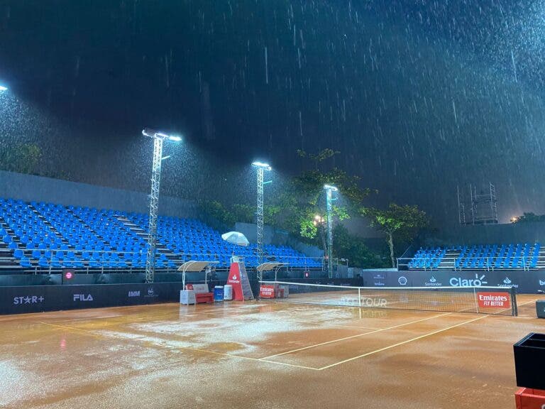 Chuva cancela encontros de quarta-feira no Rio Open; confira programação de quinta