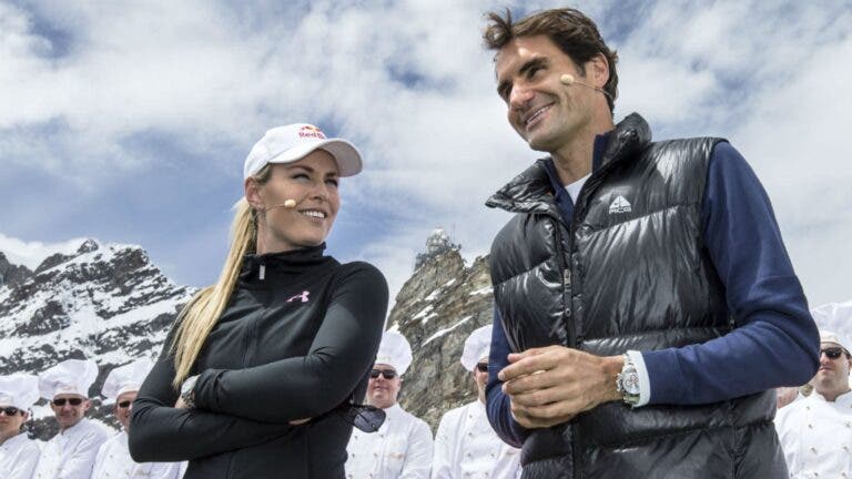 Vonn deixa mensagem emocionante a Federer: «Digam o que disserem os números, és o GOAT»