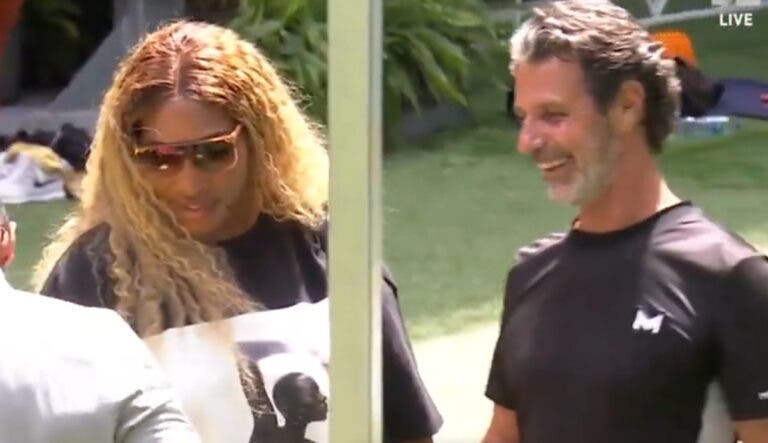[VÍDEO] Serena Williams reencontrou Patrick Mouratoglou em Miami