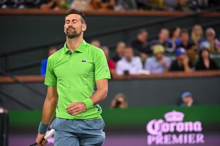 Antigo tenista italiano partilha visão: «Djokovic não tem a cabeça no ténis»