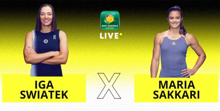 [AO VIVO] Acompanhe Swiatek x Sakkari na final de Indian Wells em tempo real