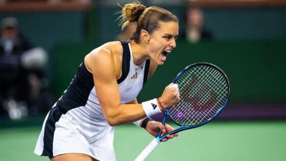 Sakkari celebra final em Indian Wells: «Há um mês não passava uma bola por cima da rede»