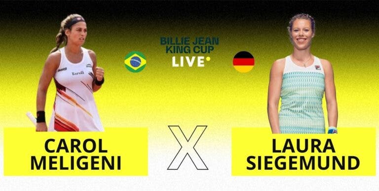 [AO VIVO] Acompanhe Carol Meligeni x Siegemund pela BJK Cup em tempo real