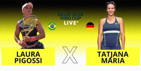 [AO VIVO] Acompanhe Laura Pigossi x Tatjana Maria pela BJK Cup em tempo real