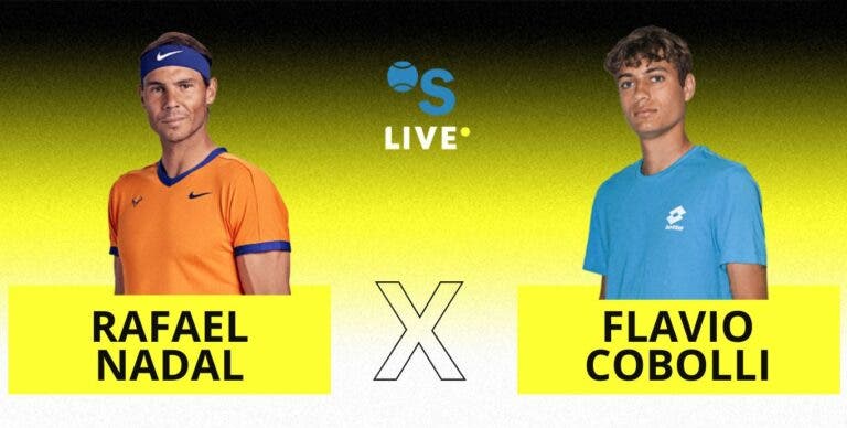 [AO VIVO] Acompanhe Rafael Nadal x Cobolli pelo ATP de Barcelona em tempo real
