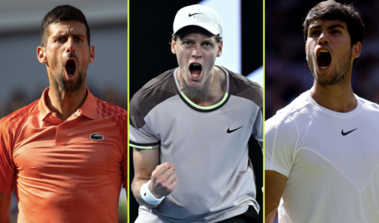 Djokovic, Sinner e Alcaraz não se cruzam em terra batida antes de Roland Garros