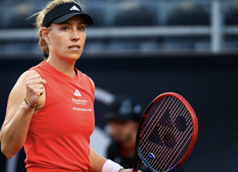 Kerber arrasa numa surpresa em Roma, Kasatkina também segue para a terceira ronda