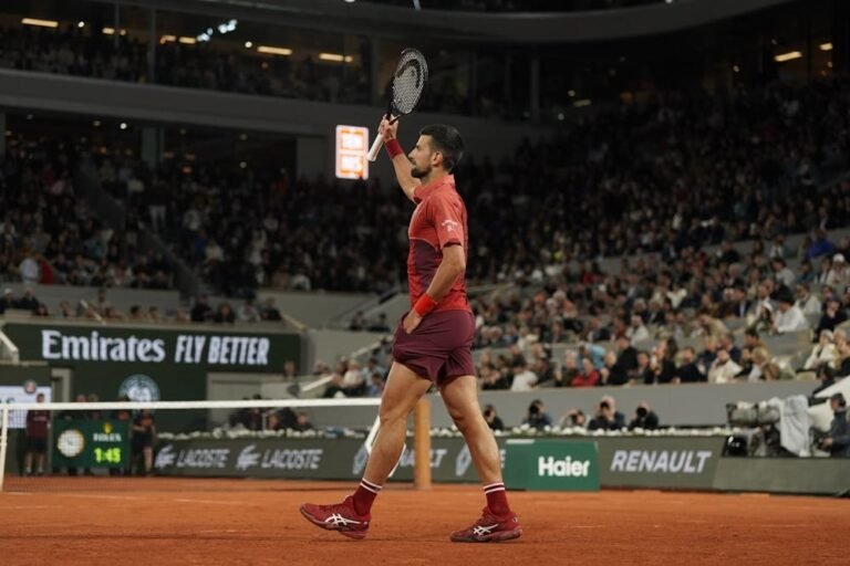 Saiba onde assistir Djokovic x Cerundolo em Roland Garros ao vivo hoje