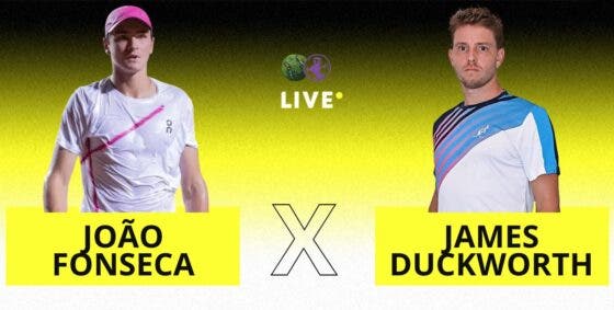 [AO VIVO] Acompanhe João Fonseca x Duckworth em Halle em tempo real
